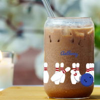 Bowling Ball und Buttone Personalisiert