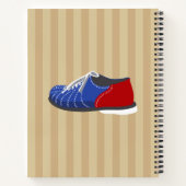 Bowling Ball und Buttone Personalisiert Notizblock (Rückseite)