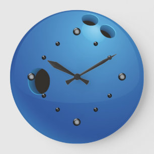 Bowling Ball Wall Clock Große Wanduhr