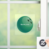 Bowling Ball Window Cloning Fensteraufkleber (Zuhause)