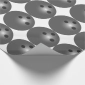 Bowling Ball Wrapping Paper Geschenkpapier (Ecke)