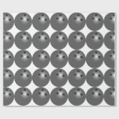 Bowling Ball Wrapping Paper Geschenkpapier (Flach)