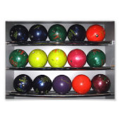 Bowling Balls Fotodruck (Vorne)