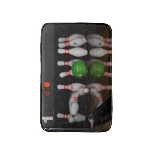 Bowling Bath Mats Badematte (Vorderseite Vertikal)