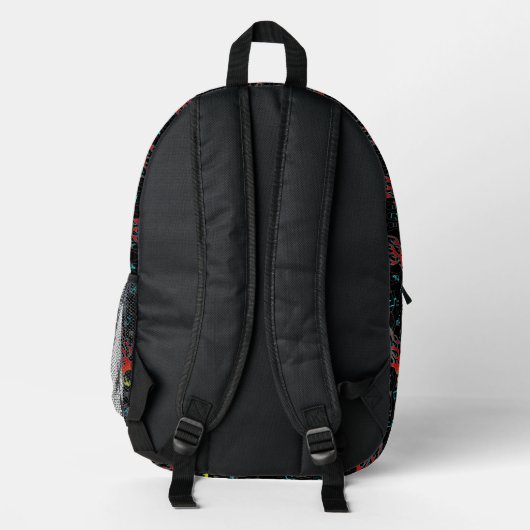 Bowling Bedruckter Rucksack (Rückseite)