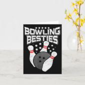 Bowling Besties Karte (Gelbe Blume)
