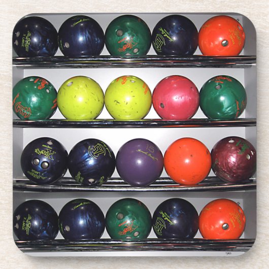 Bowling Beverage Coaster Getränkeuntersetzer (Vorderseite)