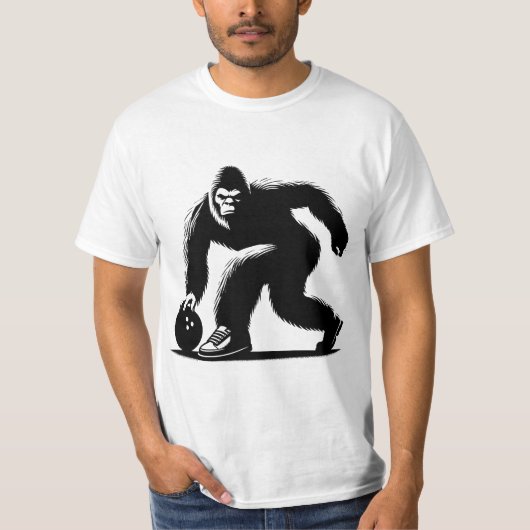 Bowling Bigfoot T-Shirt (Vorderseite)