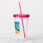 Bowling Birthday 16oz Tumbler - Mädchen Acryltrinkbecher (Links)