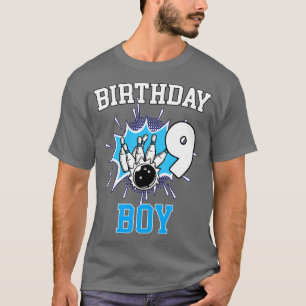 Bowling Birthday Boy 9 Jahre alt Bowling 9. Geburt T-Shirt