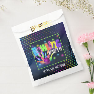 Bowling Birthday Favor Bag - Bowling Party Geschenktütchen