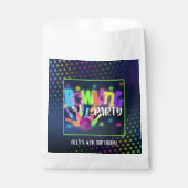 Bowling Birthday Favor Bag - Bowling Party Geschenktütchen (Vorderseite)
