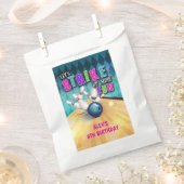 Bowling Birthday Favor Bag - Girl Geschenktütchen (Ausgeschnitten)