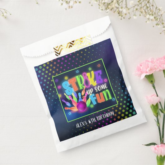 Bowling Birthday Gefallen Bag - Spaß machen Geschenktütchen (Versiegelt)