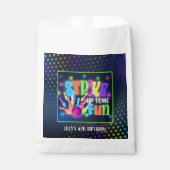 Bowling Birthday Gefallen Bag - Spaß machen Geschenktütchen (Vorderseite)