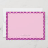 Bowling Birthday Party Einladung (Rückseite)