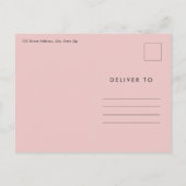 Bowling Birthday Party Einladungspostkarte (Rückseite)