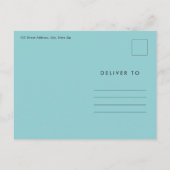 Bowling Birthday Party Einladungspostkarte (Rückseite)