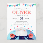 Bowling Birthday Party macht Spaß (Vorderseite)