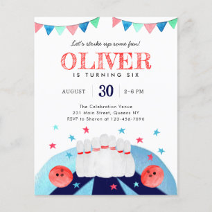 Bowling Birthday Party macht Spaß