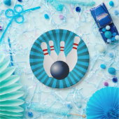 Bowling Birthday Party Pappteller (Party)