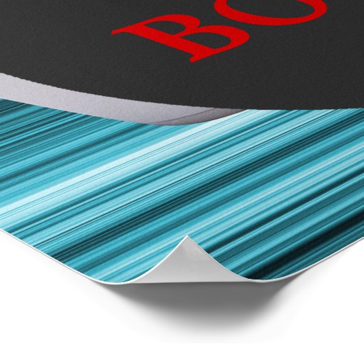 Bowling Birthday Party Poster (Ecke)