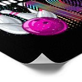 Bowling Birthday Party Rollin Into 10 10th Birthda Poster (Ecke)