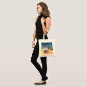 Bowling Birthday Tote Bag - Mädchen Tragetasche (Vorderseite (Model))