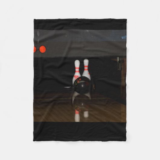 Bowling Blanket Fleecedecke (Vorderseite)