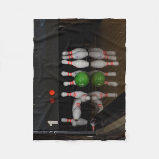 Bowling Blanket Fleecedecke (Vorderseite)
