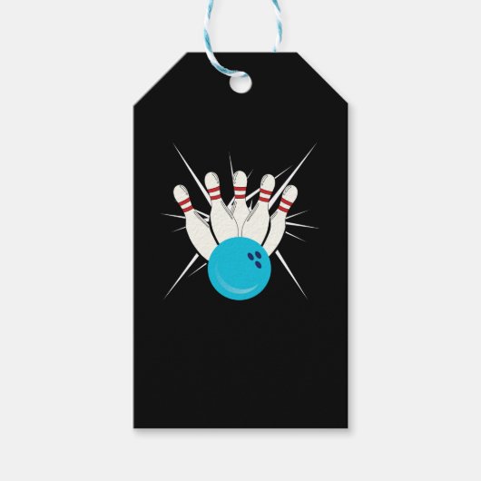 Bowling Bliss Geschenkanhänger (Vorderseite)