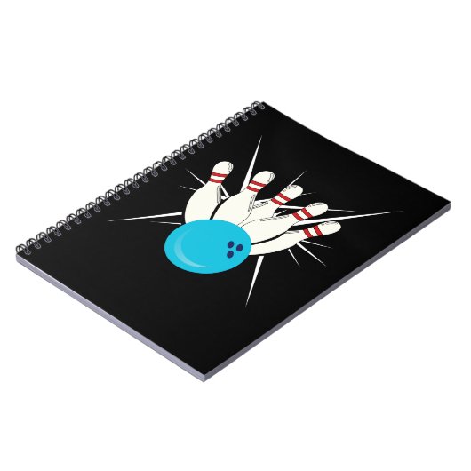 Bowling Bliss Notizblock (Linke Seite)