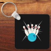 Bowling Bliss Schlüsselanhänger (Vorderseite)