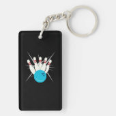 Bowling Bliss Schlüsselanhänger (Rückseite)