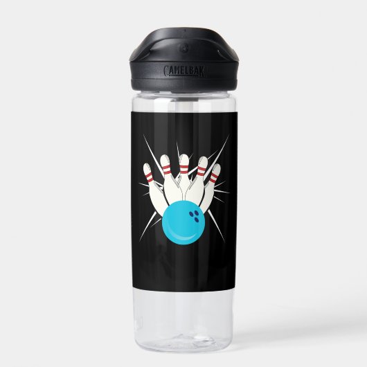 Bowling Bliss Trinkflasche (Rückseite)