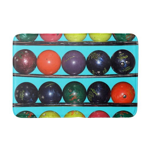 Bowling Blitz Badematte (Vorderseite)