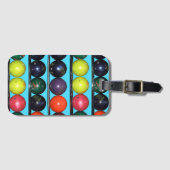 Bowling Blitz Gepäckanhänger (Vorderseite (Horizontal))