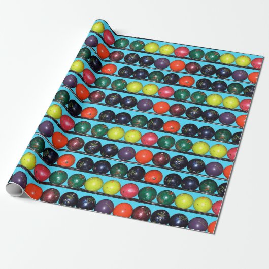 Bowling Blitz Geschenkpapier (Ungerollt)