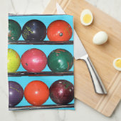 Bowling Blitz Geschirrtuch (Viertel Falte)