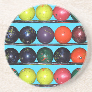 Bowling Blitz Getränkeuntersetzer