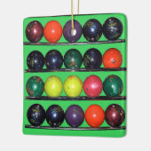 Bowling Blitz Keramikornament (Links)