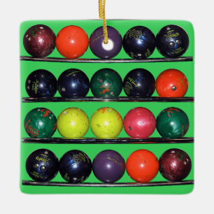 Bowling Blitz Keramikornament