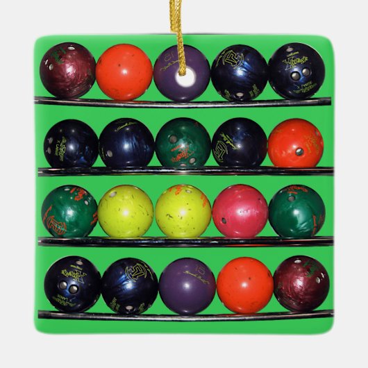 Bowling Blitz Keramikornament (Vorderseite)