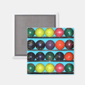Bowling Blitz Magnet (Vorderseite/Rückseite)