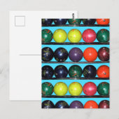 Bowling Blitz Postkarte (Vorne/Hinten)