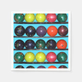 Bowling Blitz Serviette (Vorderseite)