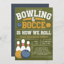 Bowling Bocce Team Community Church Business