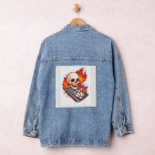 Bowling Bones � Lustiger Sport-Schädel Jeansjacke (Hangar)