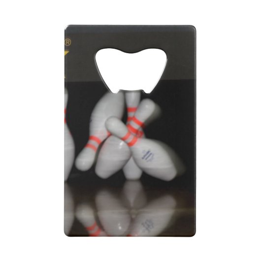 Bowling Bottle Opener Geldbeutel Flaschenöffner (Vorderseite)