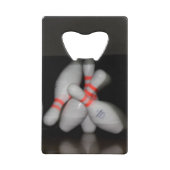 Bowling Bottle Opener Geldbeutel Flaschenöffner (Rückseite)